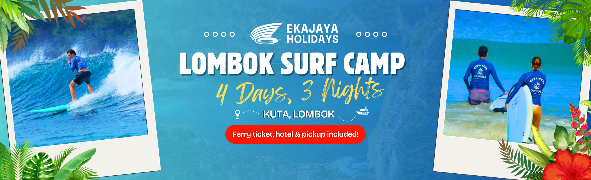 Happiness Lombok Surf